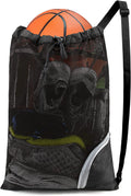 Drawstring Backpack for Men Women Athletic Gym Sports Workout Beach Swim