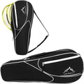 Himal 3 Racquet Tennis-Bag Premium Tennis-Racket-Bag with Protective Pad, Professional or Beginner Tennis Players, Lightweight Tennis Bag for All Ages,Black
